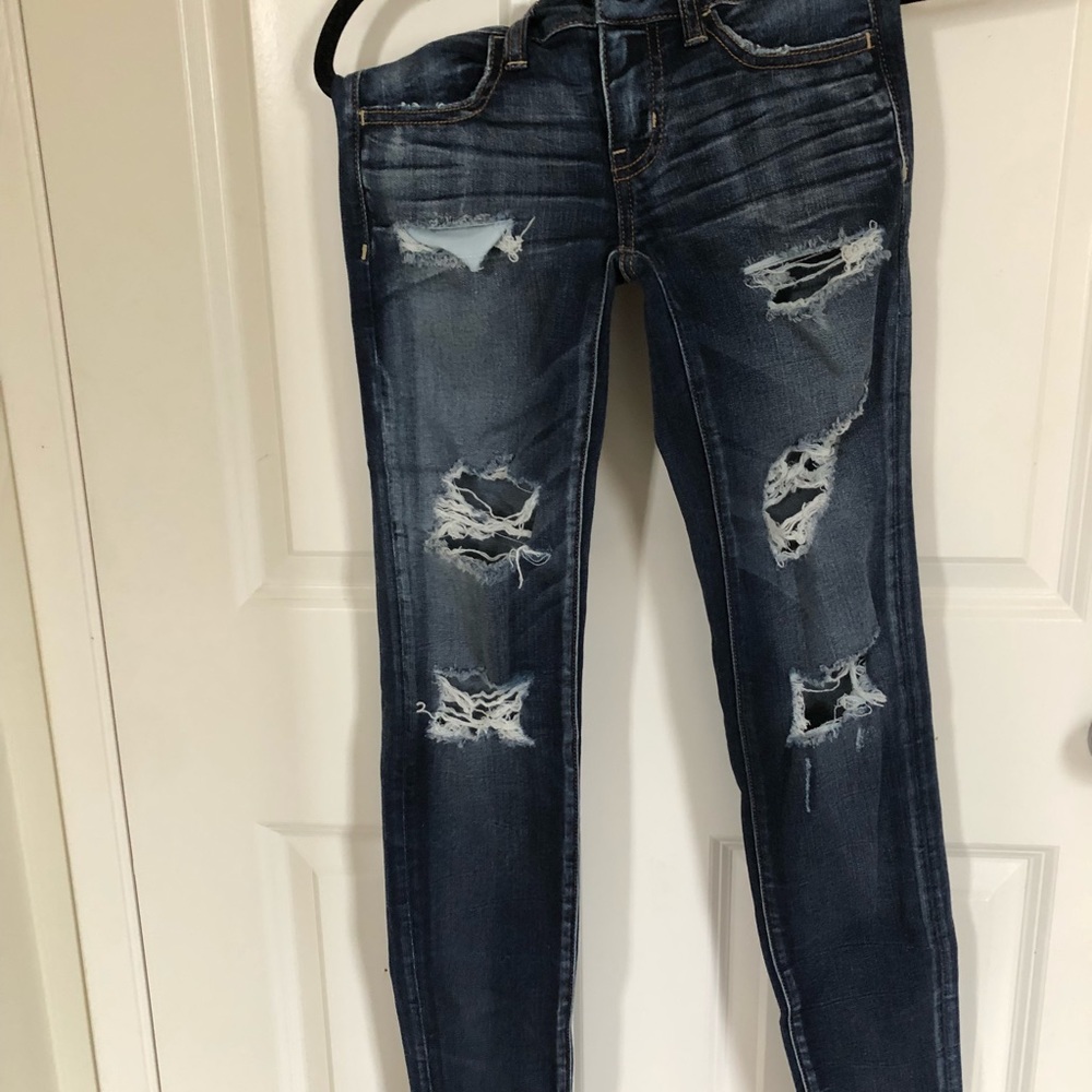 American eagle ripped jeans